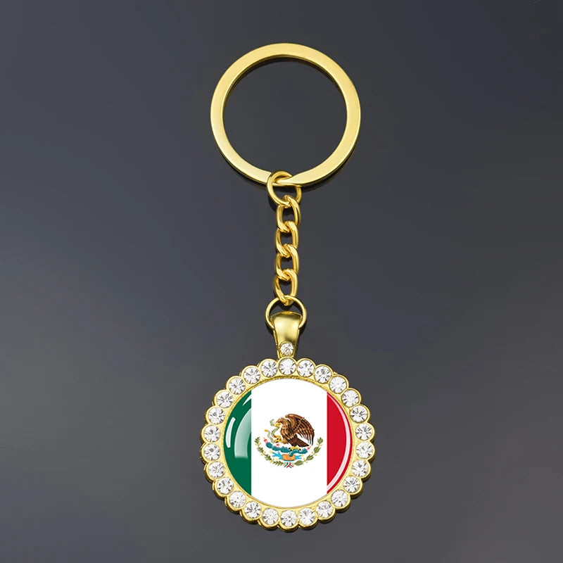 Mexico Flag Keychain