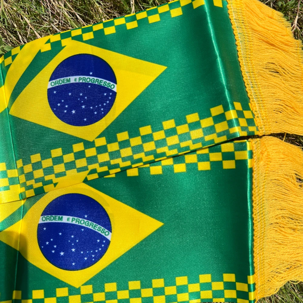 Brazil Flag Scarf for Fans