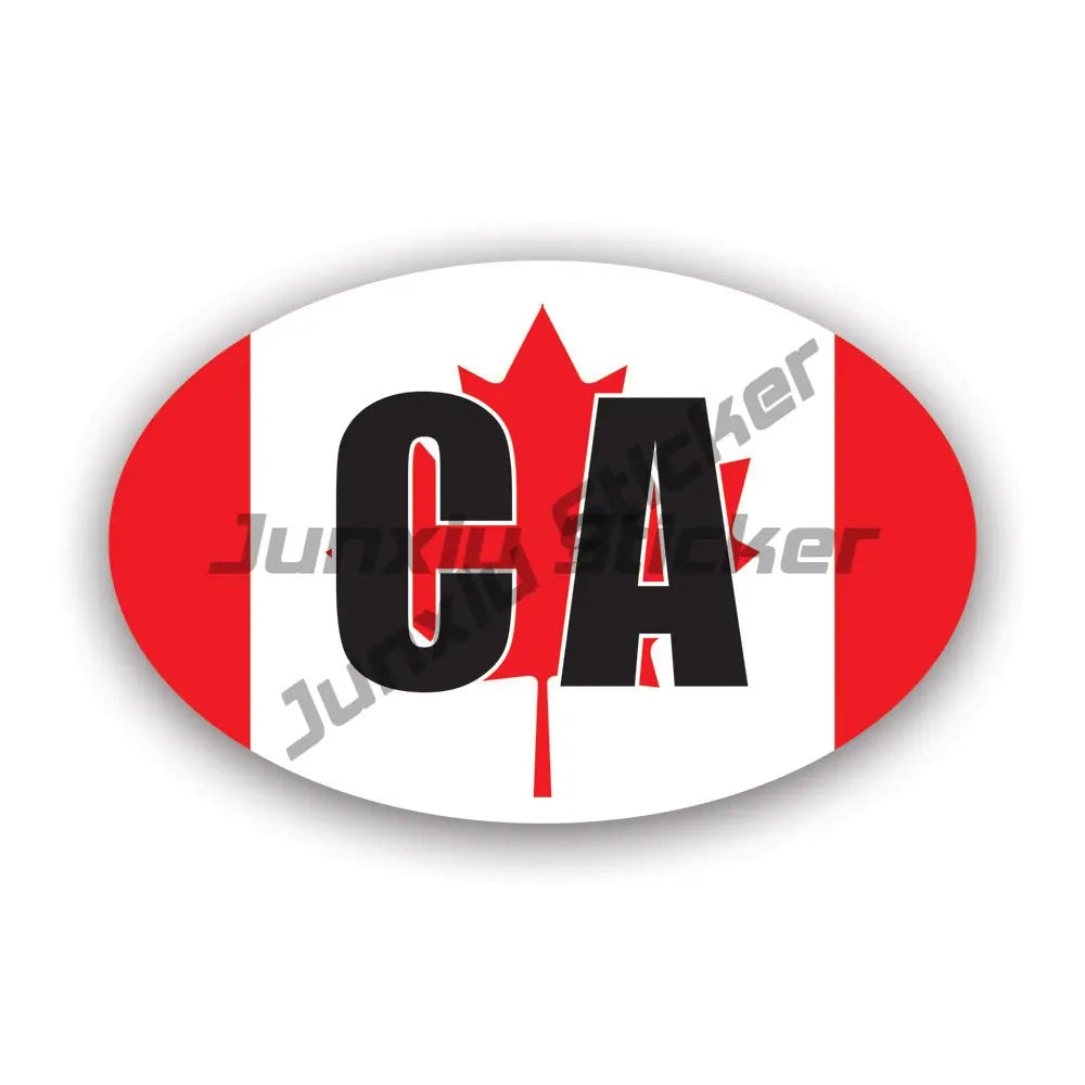 Canada Coat of Arms Emblem Sticker Niagara Falls Canada USA Ottawa Seal Sticker Round Flag Map for Car Laptop Fridge Accessories