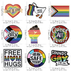 Rainbow Theme Design Love Enamel Brooches Pride To LGBTQ