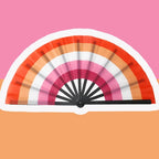 Rainbow Fan LGBTQ Pride