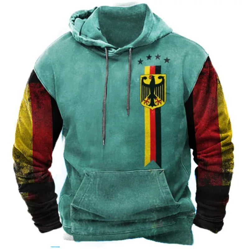 Vintage Germany Flag Hoodie