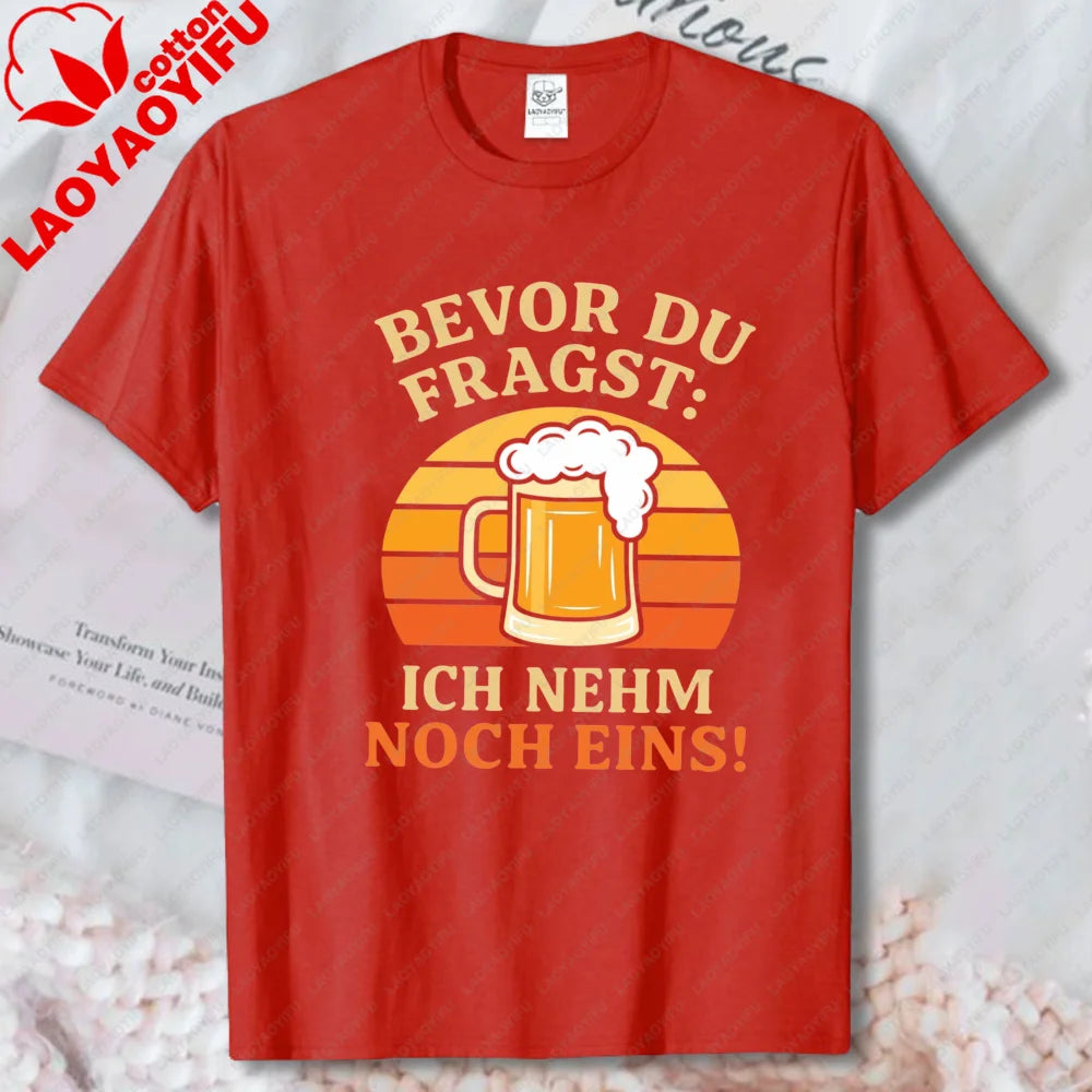 Trendy Saying T-shirts in German Beer & Oktoberfest