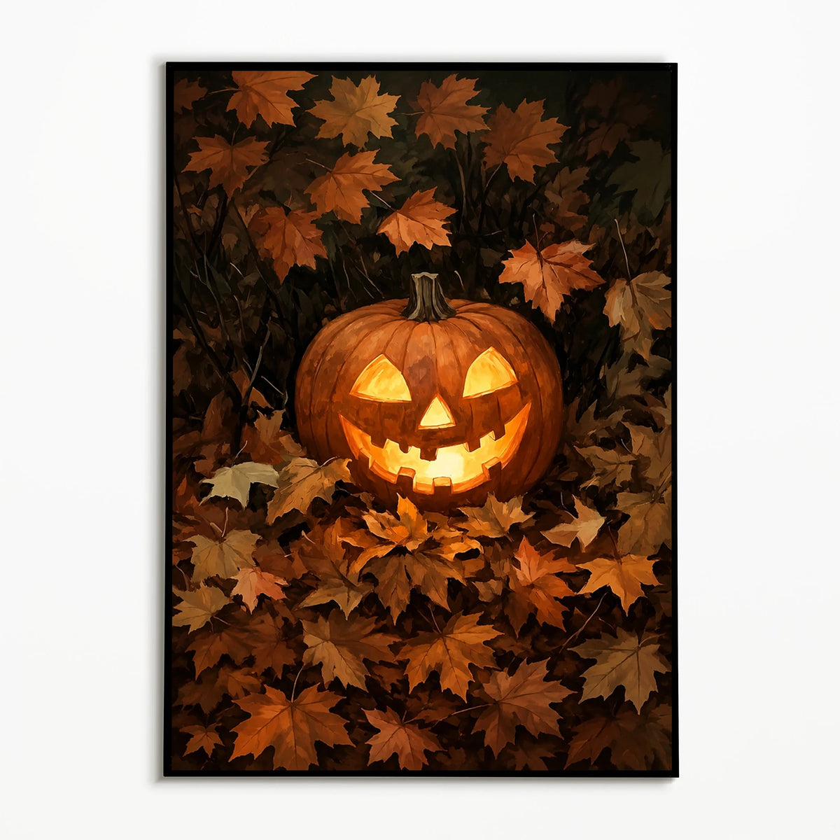 1PC Vintage Black Cat Pumpkin Poster