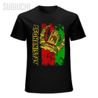Men AFGHAN FLAG تيشيرت علم أفغانستان العتيق تيشيرتات بياقة دائرية للنساء والفتيان 100% قطن تيشيرت قصير للجنسين لجميع المواسم