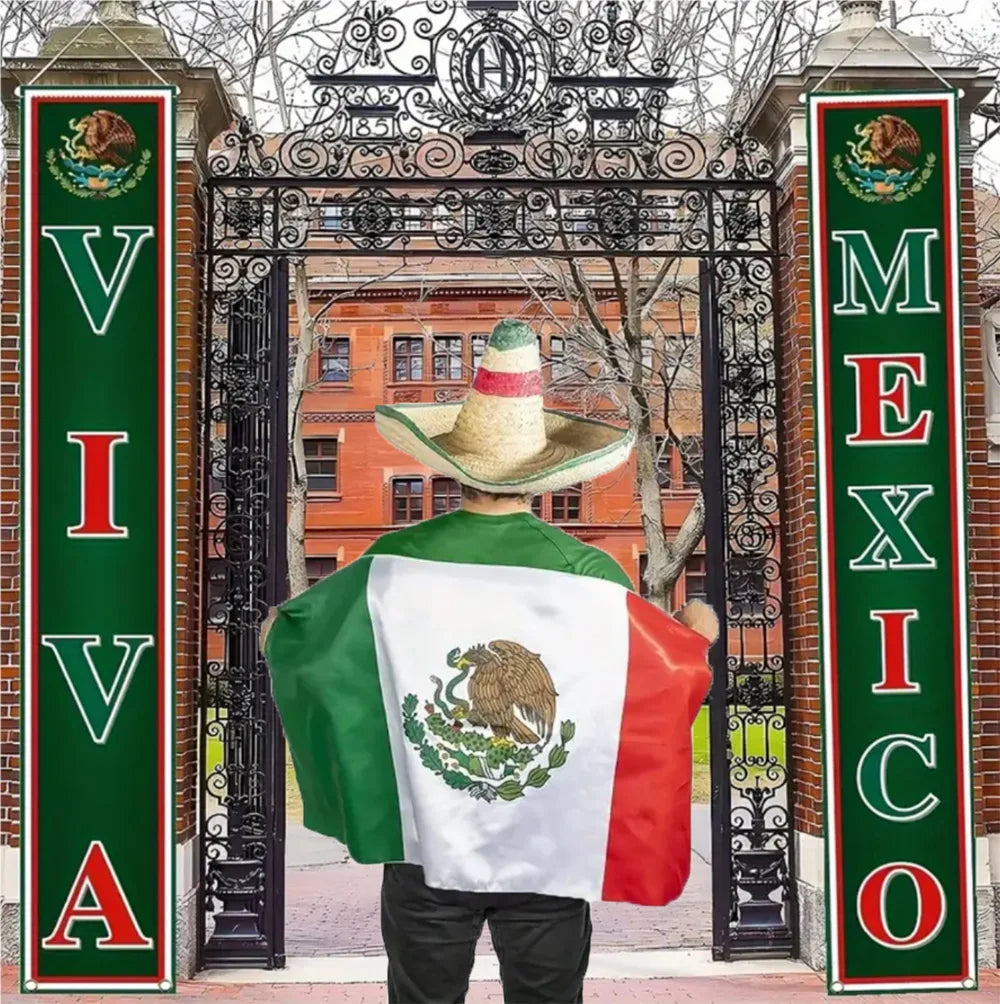 Viva Mexico Independence Day Banner