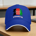 Afghanistan Flag Charcoal Baseball Cap