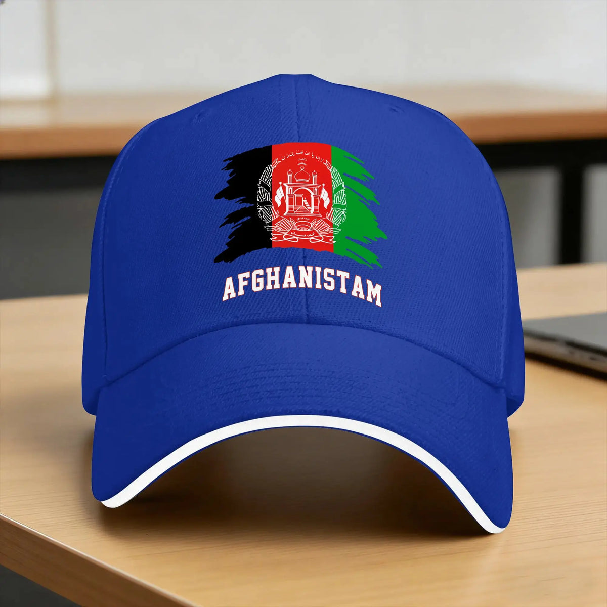 Afghanistan Flag Charcoal Baseball Cap