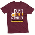 I Dont Give A Schnitzel Beer Germany Flag Men T-Shirt