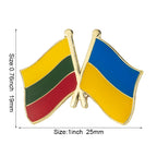 Ukraine Flag Laple Pin Badge