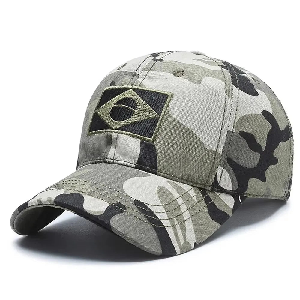 Brazil Flag Baseball Cap for Men