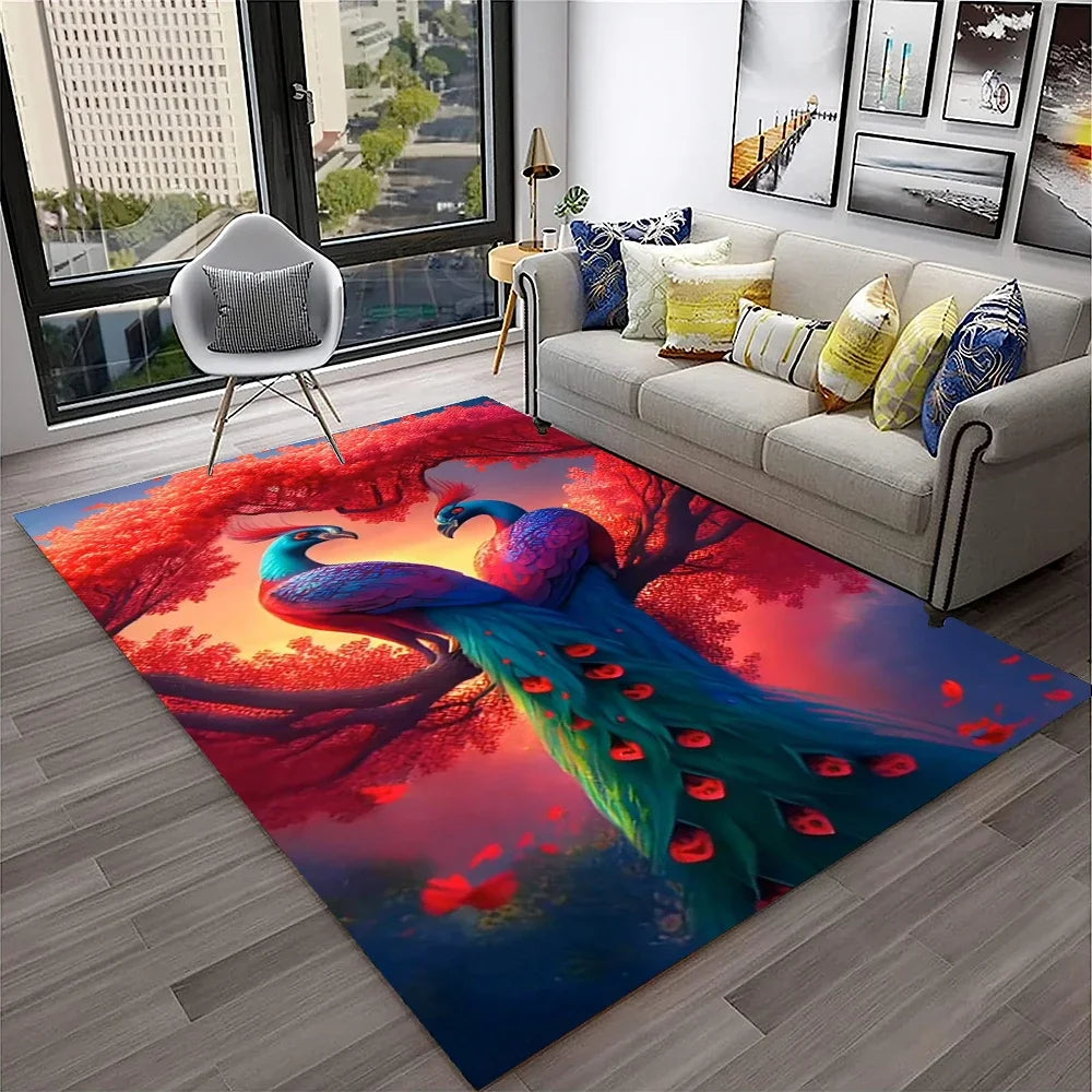 Peacock Rug Doormat