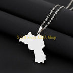 Unique Kurdistan Map Necklace