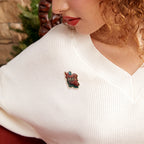 Iran Map Brooches