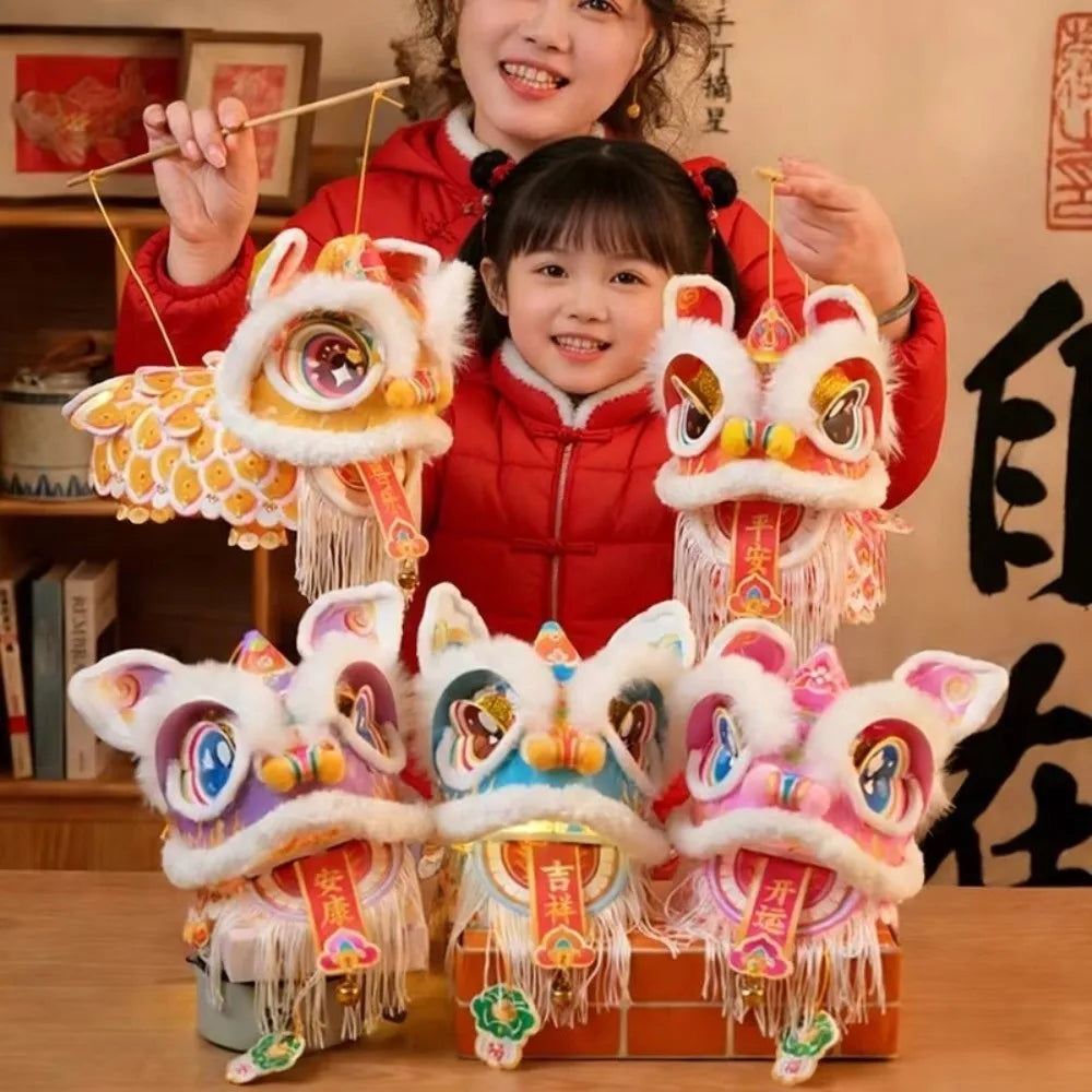 Material Package New Year Lion Dance Lantern