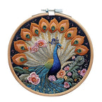 Peacock Embroidery Kit