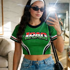 Iraq Cheerleaders Crop Tee