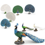 Plastic Farm Life Peacock Toy Figure