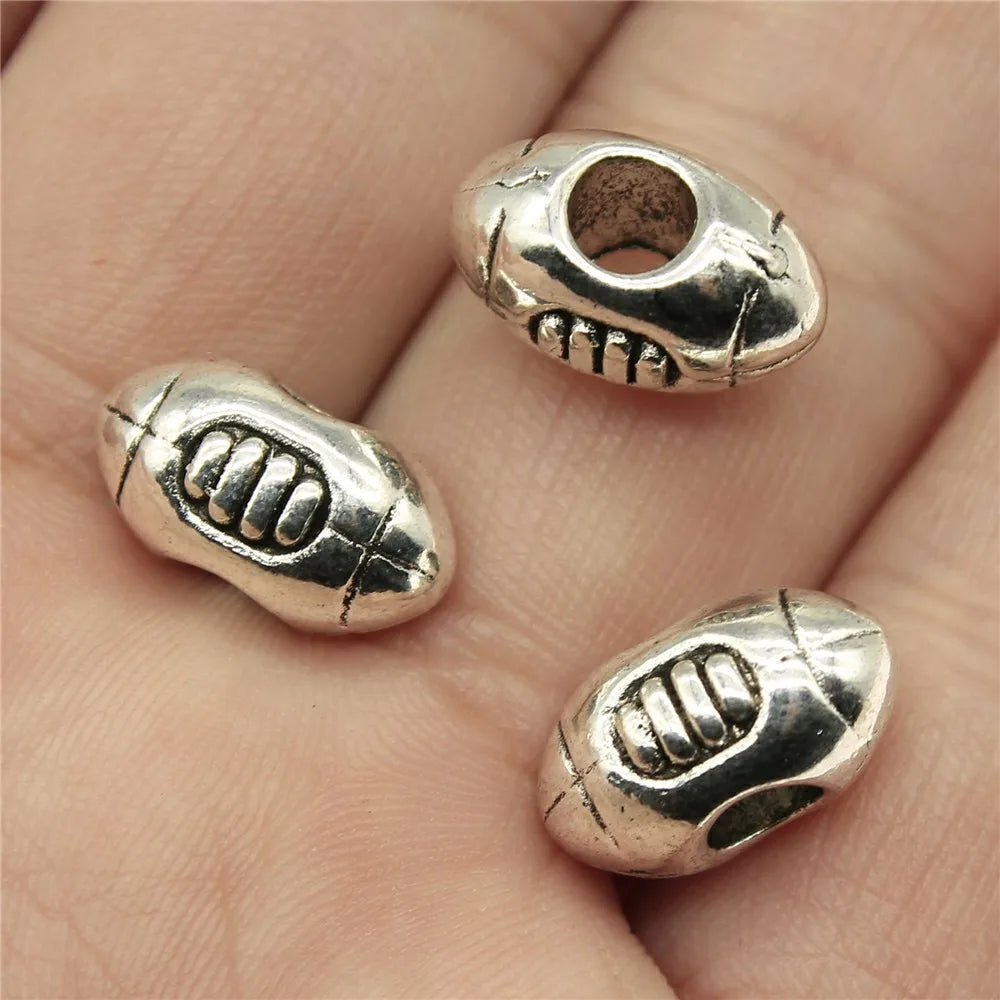 20pcs Football Charms American Football Pendants Jewelry
