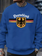 Deutschland National Emblem Printed Sweatshirt