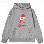 Lebanon Map Hoodie