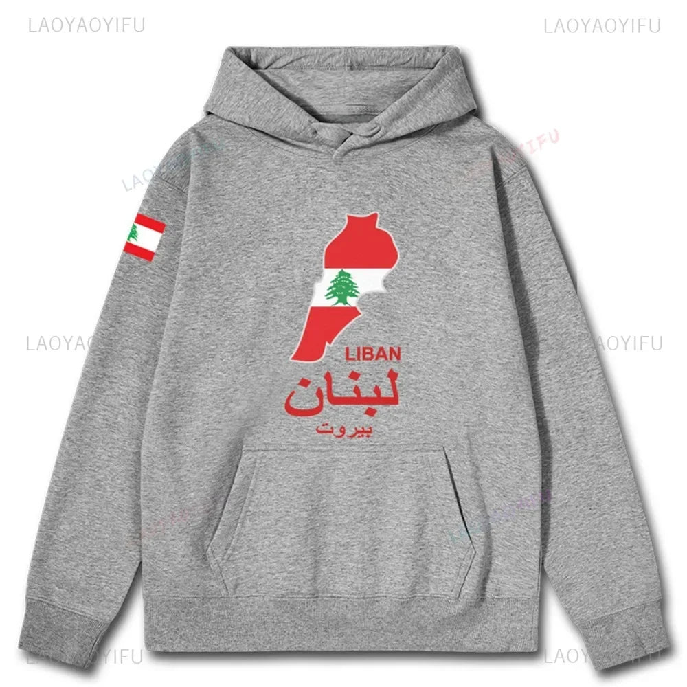 Lebanon Map Hoodie