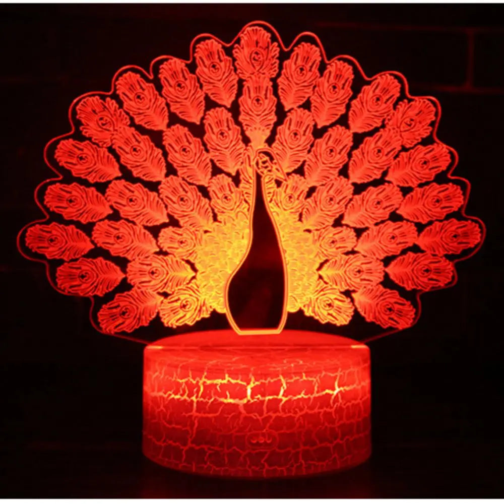 Peacock Night Light