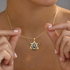 Lion Head Star Necklace