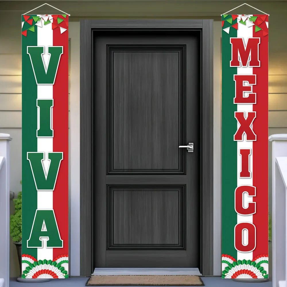 Viva Mexico Porch Banner