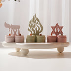 Candle Holder Mold Hanukkah Judaica Decor
