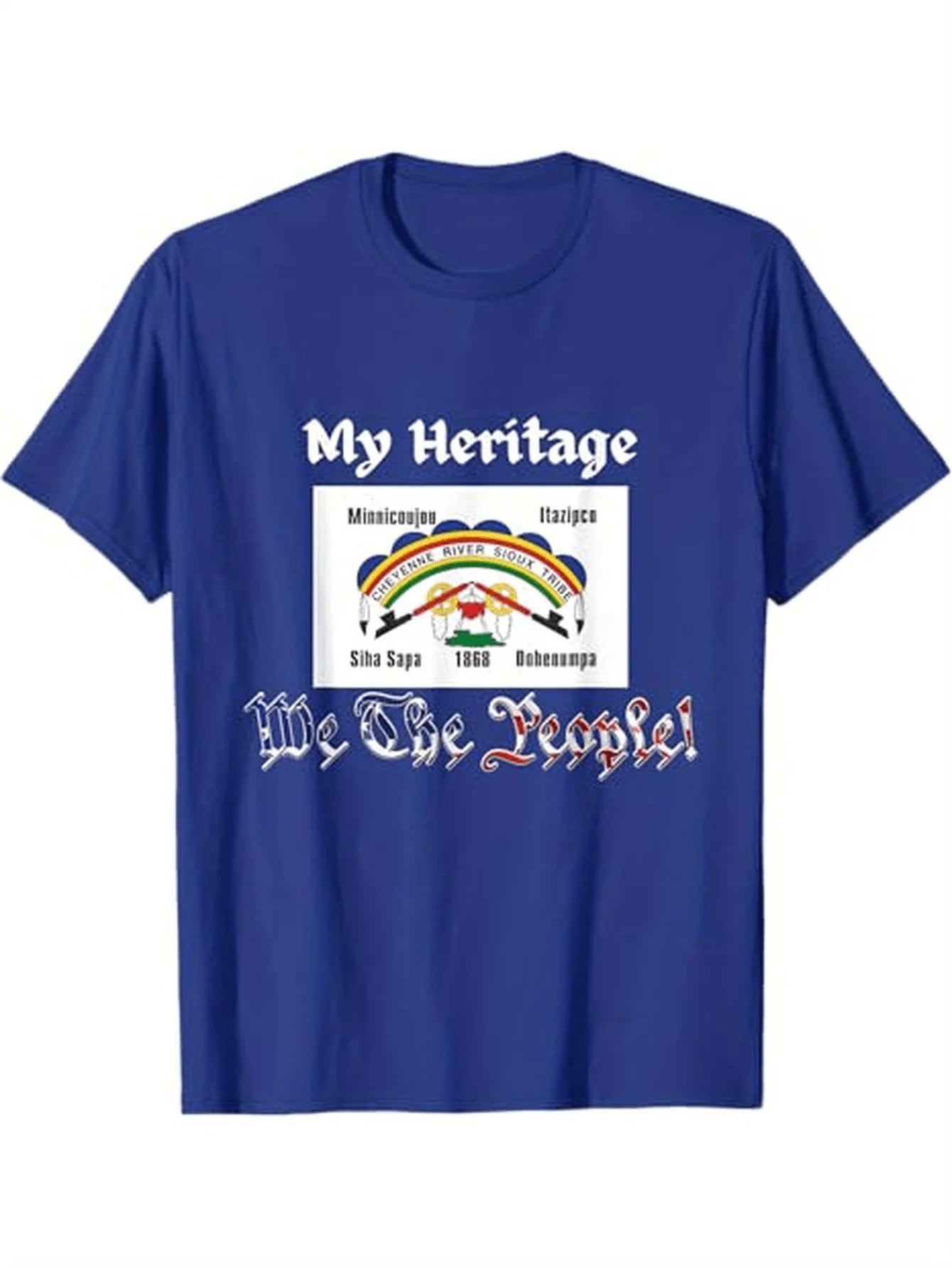 Cheyenne River Sioux Tribal Heritage-Native American  T-shirt.