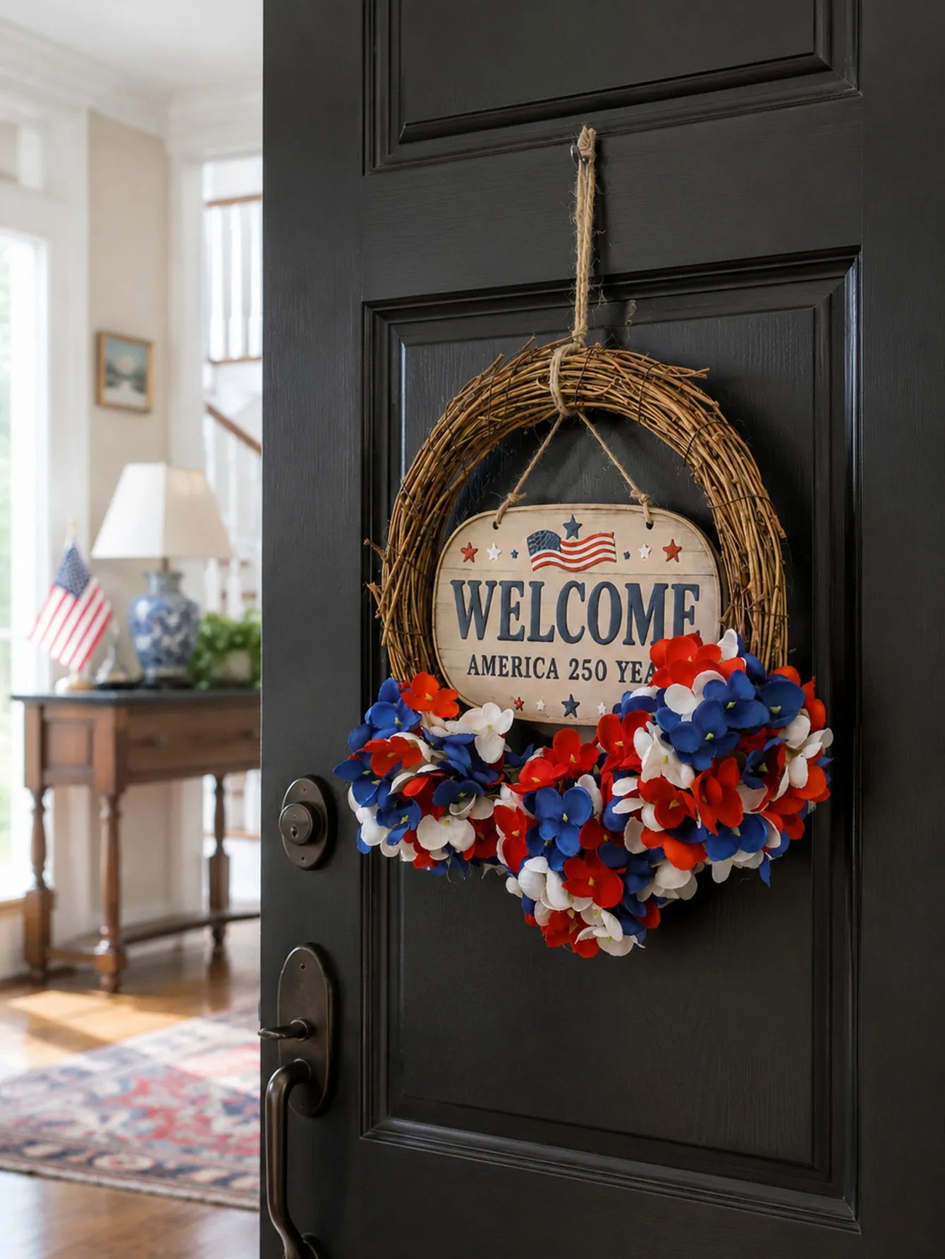 Patriotic Wreath USA
