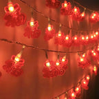 Traditional Chinese Knot Red Lantern LED