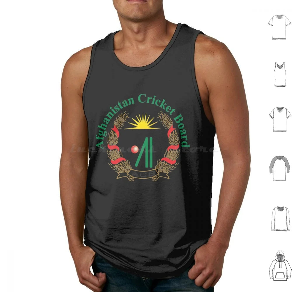 Afghanistan Cricket Tank Tops