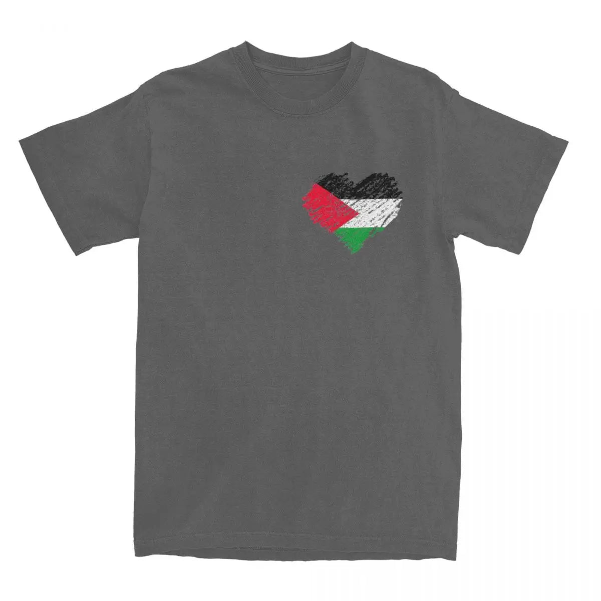 Palestine Heart Flag Vintage T Shirts