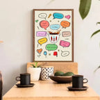 Arabic frameless Canvas Painting
