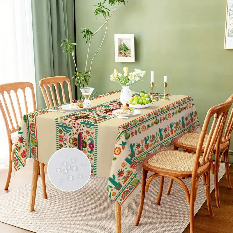 Mexican Dia De Los Muertos Rectangle Tablecloth Party