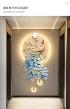 Modern Luxury Peacock Porch Light