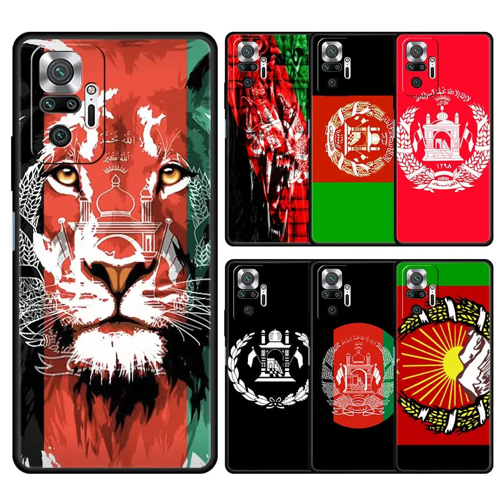 Phone Case For Xiaomi Redmi Note phones Afghanistan Flag