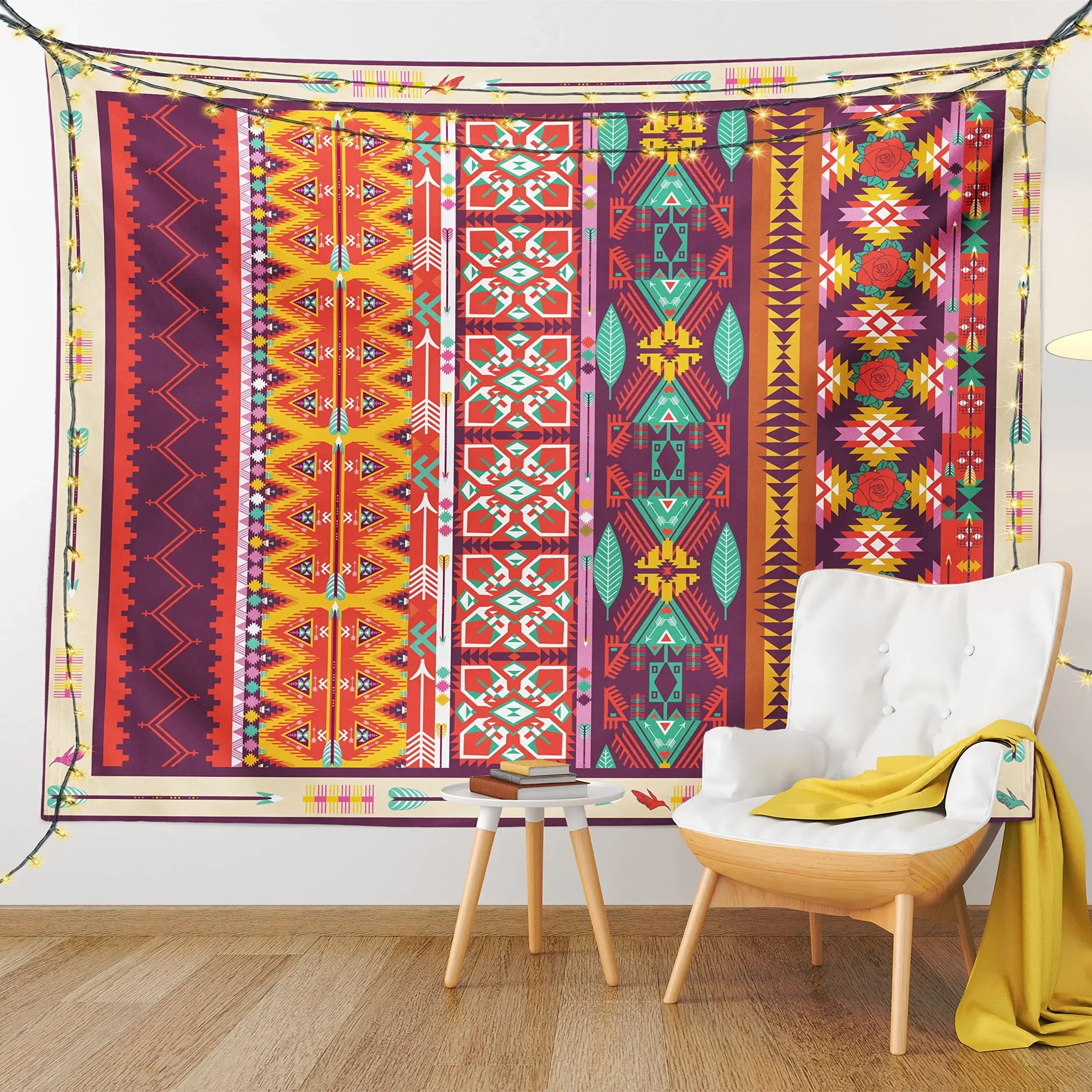 Native Tribal Navajo Vintage Tapestry Wall Hanging Decor