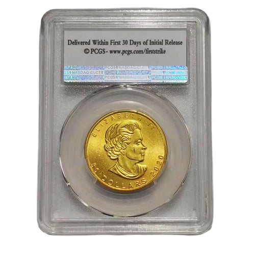 2020 Canada $50 Coin - 24k Gold Plated Tungsten Coins - High Quality Sealed Collection Coin - No Magnetic