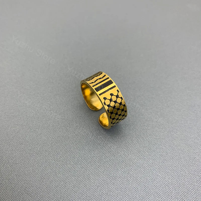 Geometric Kufiya Rings