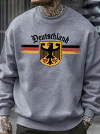 Deutschland National Emblem Printed Sweatshirt