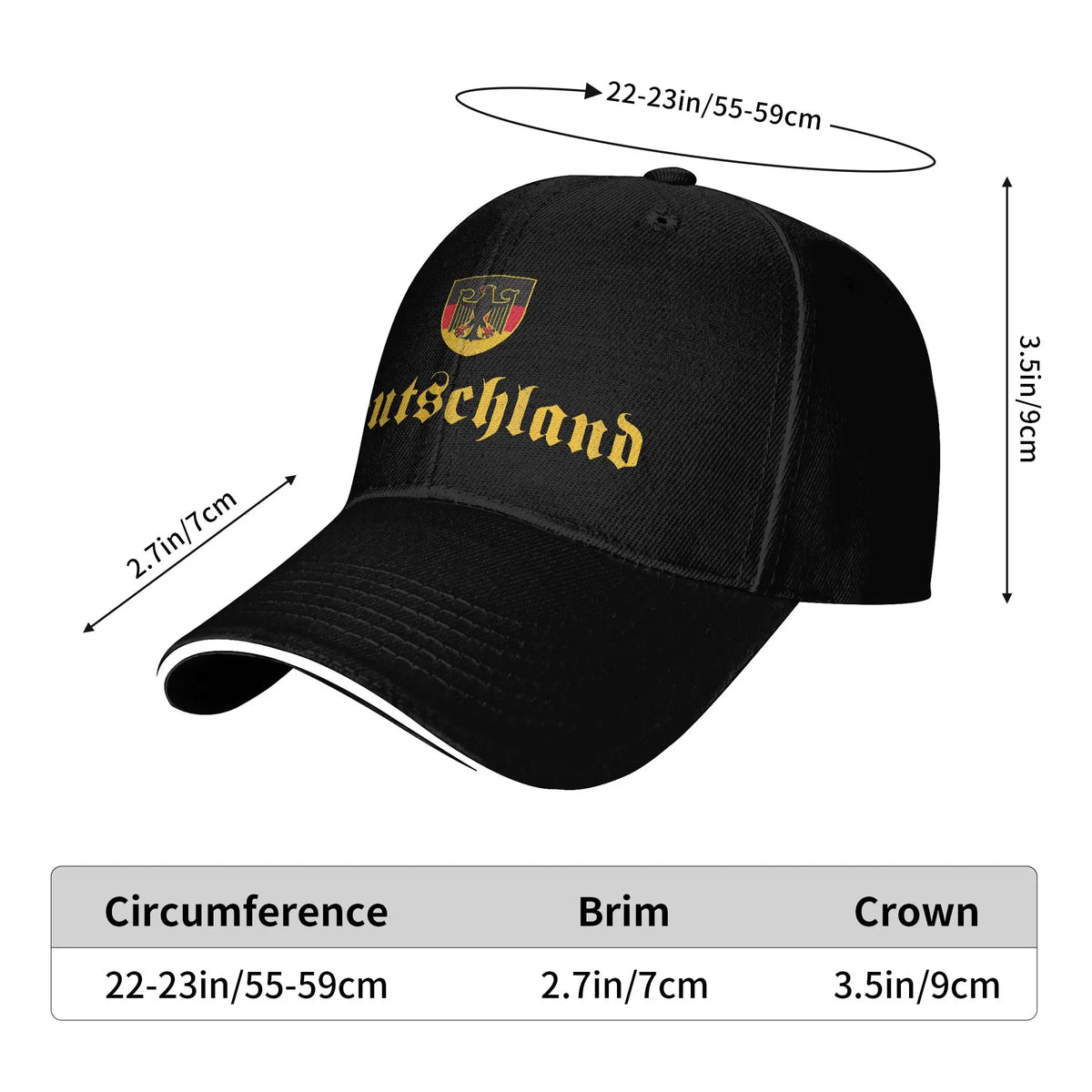 Germany Deutschland German Flag Baseball Cap