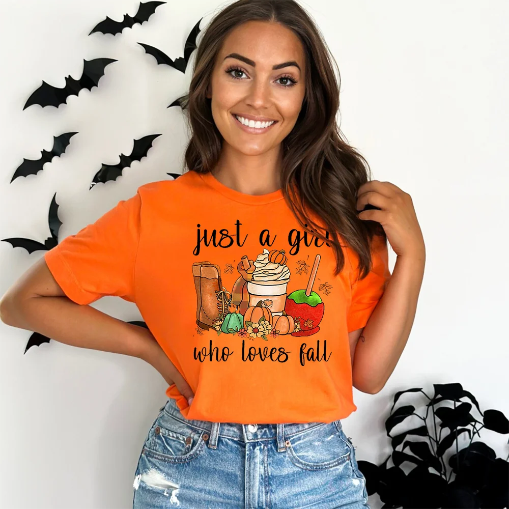 Just A Girl Who Loves Fall Shirt