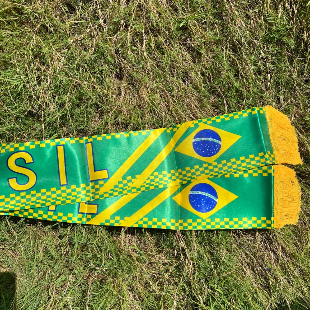 Brazil Flag Scarf for Fans