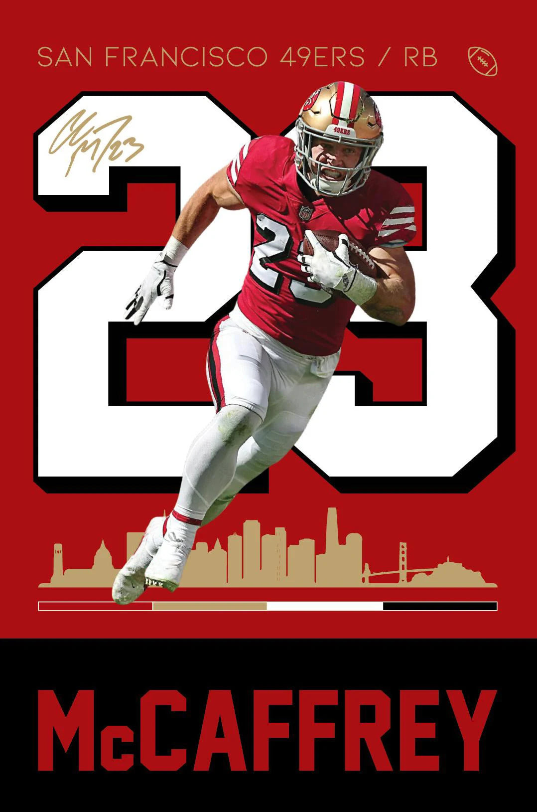 Famous Sports American Football Poster  NFL stars