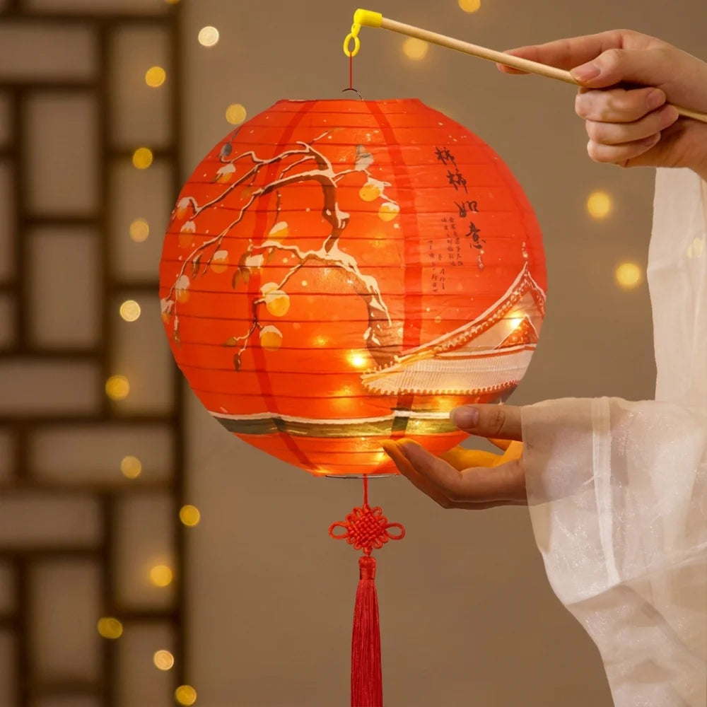 Folding Mid-Autumn Paper Lanterns Luminous Decor