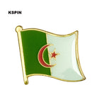 Nepal Flag Badge Brooch