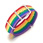 Trendy LGBT Rainbow Strap Braided Bracelet
